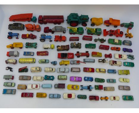 Ninety-eight Dinky Toys, Spot-On, Budgie and Matchbox diecast model vehicles