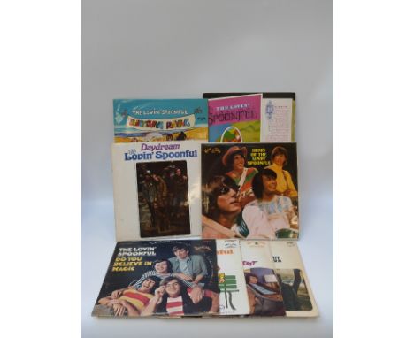Eight Lovin' Spoonful albums including Do You Believe in Magic, Daydream, Hums, Everything Playing and Once Upon a Time, UK a