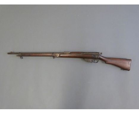 BSA (Long) Lee Enfield Mk.I .303 bolt action service rifle with stock impressed '5 1901' 'BSA & M Co Birmingham' around minis