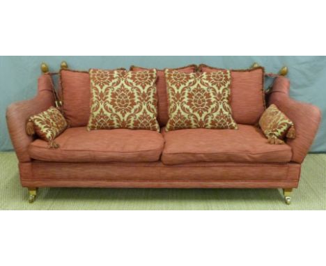 A modern drop end sofa, length 230cm