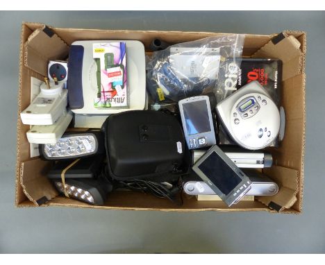 A quantity of various portable digital equipment to include media players, CD player, MP3 player etc, together with a Canon d