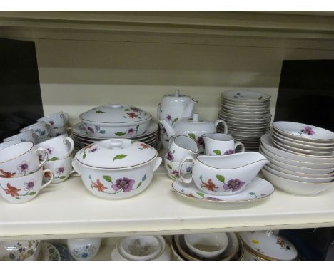 Royal Worcester Astley six place setting tea, coffee and dinner service, approximately 59 pieces