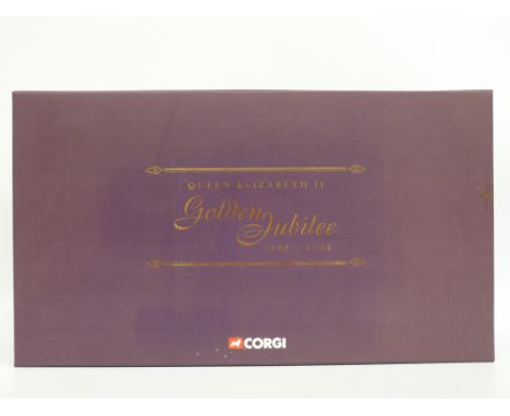 Corgi Queen Elizabeth Golden Jubilee 1952 - 2002 1:40 scale diecast model State Landau / Coach CC09901, in original box