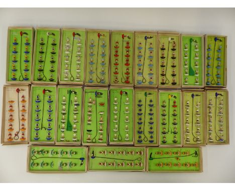 Twenty-one Subbuteo football teams all in original boxes together with various accessories. 