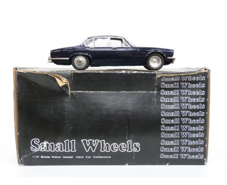 Small Wheels 1:24 scale diecast model Daimler Sovereign RHD Blue, in original box