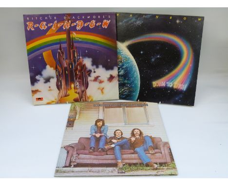 Approximately 110 pop / rock albums mostly issued in the 1980s including Hawkwind, Black Sabbath, Hendrix, Rainbow, Kate Bush