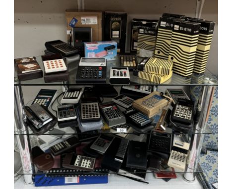 An excellent collection of vintage calculators. Please view list at https://www.unique-auctions.com/wp-content/uploads/2024/0
