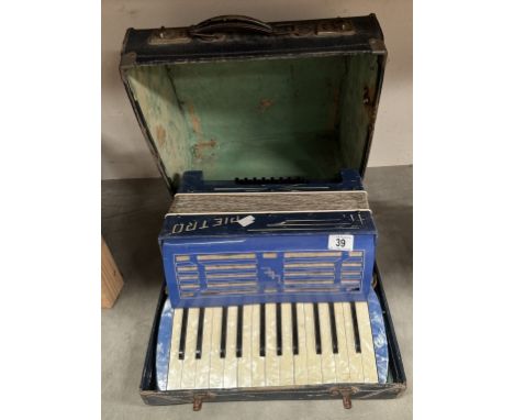 A vintage Pietro piano accordion