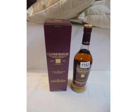 A boxed Glenmorangie 12yr single malt Scotch whisky. 