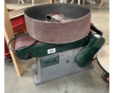 A Record Power BPS 150 belt DWC sander