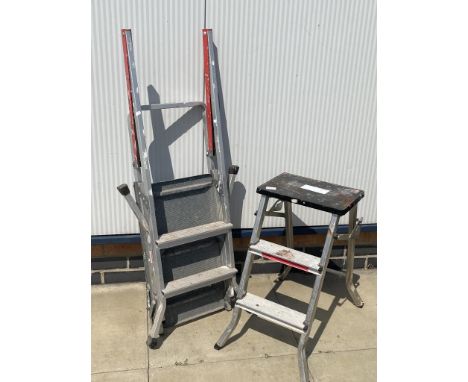 Two small step ladders