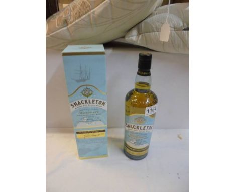 A boxed Shackleton blended malt scotch whisky. 