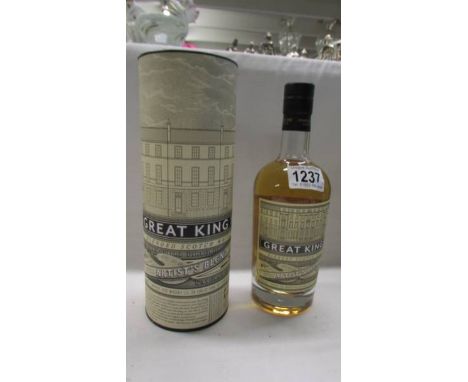 A boxed Great King Street blended scotch whisky (Compass Box Whisky Co.,) 