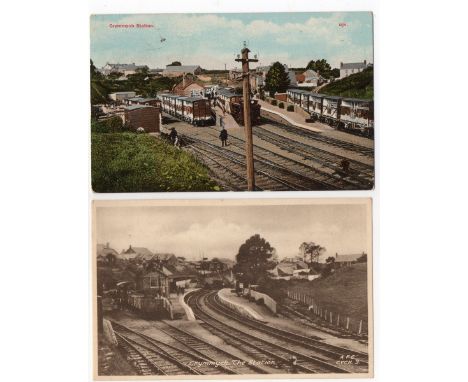 Crymmych Station printed card by Frith, colour card by R J Owen -2 Reserve: £20
