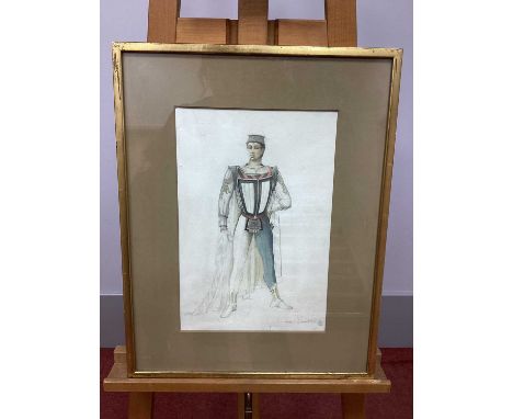 Y LOUDON SAINTHILL (Australian Artist, Stage and Costume Designer, XX Century *ARR'Romeo and Juliet "Benvolio"', watercolour 