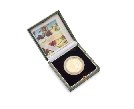 2007  uncirculated £5 coin  2007 brilliant uncirculated £5 coin in presentation case with leaflet