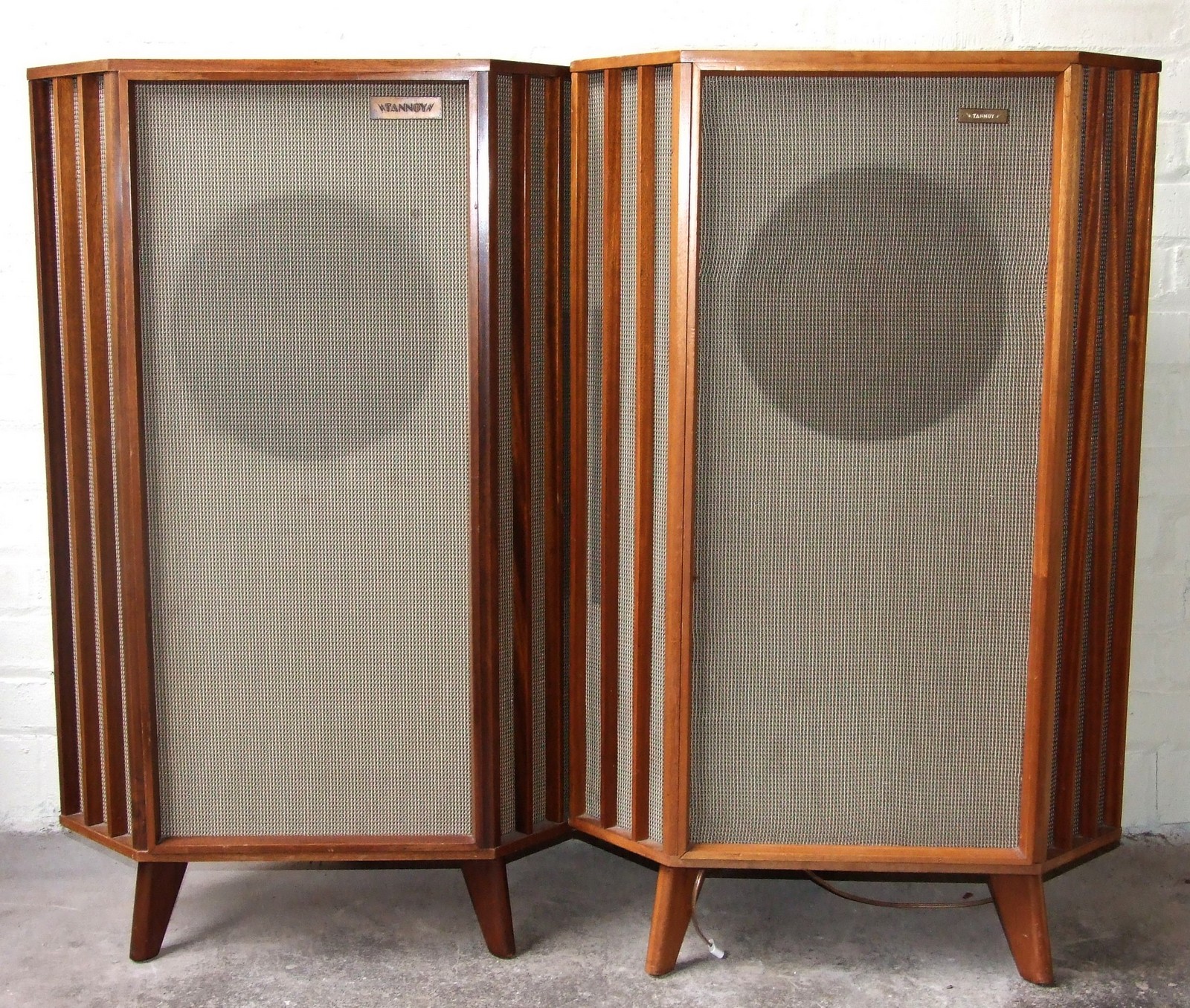 2 Tannoy Silver Monitor 12” Speakers (Circa 1950’s) Serial No’s 018031