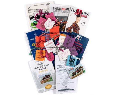 Varied collection of Flat/NH racecards and horse racing books, 
 
including Aintree Grand National 1980-1986; various Royal A