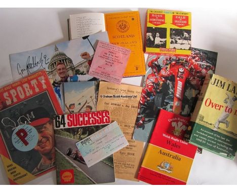 Collection of sporting programmes and ephemera, with content from the 1930s onwards, boxing including programmes and handbill