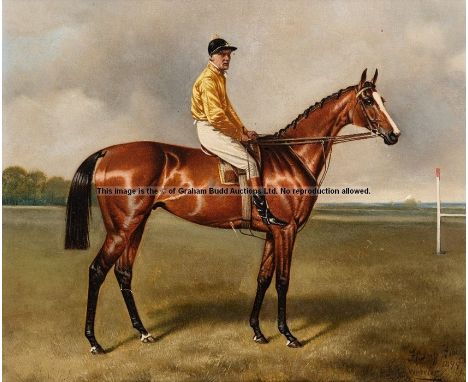 John Alfred Wheeler (British, 1821-1903) FLYING FOXportrait of the 1899 Triple Crown winner, oil on canvas, signed J.A Wheele