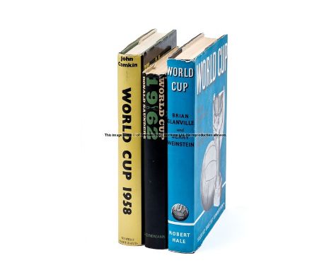 Collection of football related books, including Camkin (John). World Cup 1958; Saunders (Donald). World Cup 1962; Glanville (