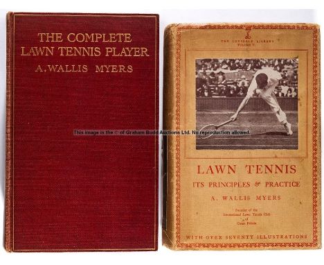 Wallis Myers (Arthur). The Complete Lawn Tennis Player,  
second edition, Methuen &amp; Co, 1908, hardcover, good condition w