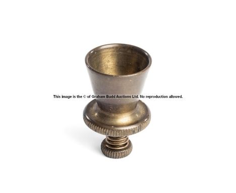 A fine vintage brass sand golf tee maker