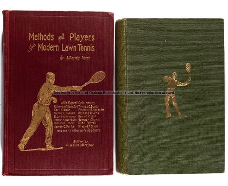 Parmly Paret (Jahial). Methods and Players of Modern Lawn Tennis, US first edition, 1915, hardcover with gilt titling, with c