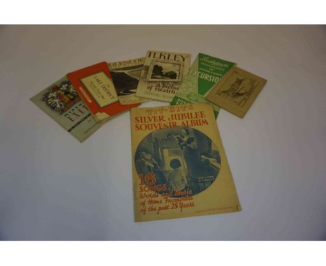 A Mixed Lot of Vintage Postcards, Photographs and Ephemera, to include ordnance survey maps, souvenir albums, tourist guide b