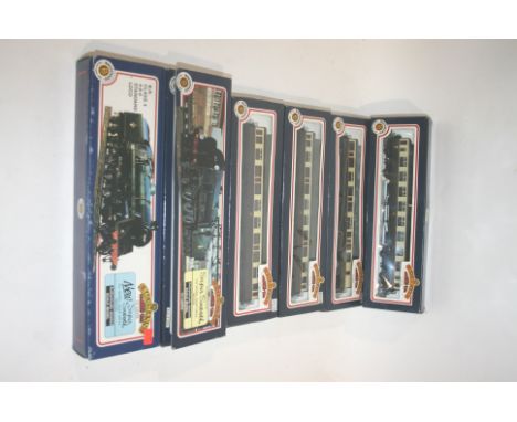 BACHMANN BOXED LOCOMOTIVES two boxed locomotives, 31-105 Class 4 locomotive 75078, and 31-401 Lord Nelson 864, and 4 boxed Co