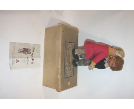 DEANS RAG 'DANCING GIRLS' - ORIGINAL BOX & LEAFLET a pair of cloth figures dancing, in their original box and with it's leafl