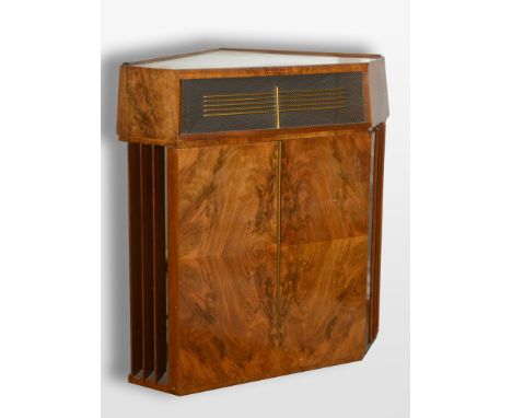 VITAVOX TYPE S2 HORN SPEAKER a large speaker in a walnut veneer case, with a removable top section. Marked inside, Vitavox, T
