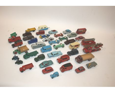 DIE CAST TOYS - DINKY TOYS including examples by Dinky (175 Hillman Minx, 23C Cooper Bristol, 23N Maserati, 23K Talbot Lago, 