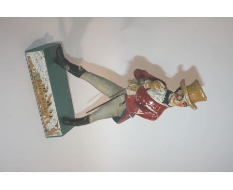 JOHNNIE WALKER ADVERTISING FIGURE - ARISTA CASTELLI MODELS a wooden figure made as a shop advertising model for Johnnie Walke