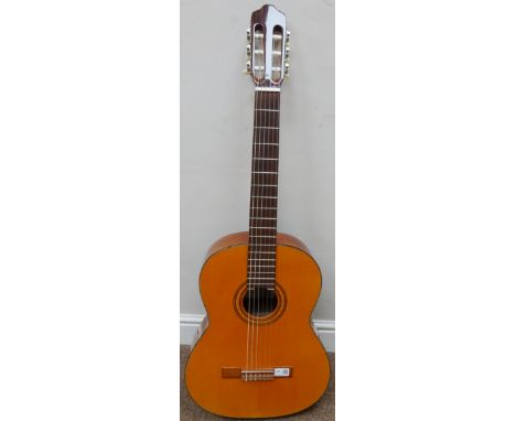 Eko model No. 756 acoustic Spanish guitar, in soft carry case   Condition Report   Click here for further images, condition, 