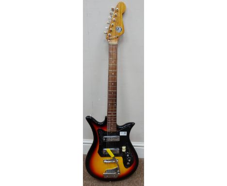 Vintage Kay model KET-210 electric guitar, No. 102134   Condition Report   Click here for further images, condition, auction 