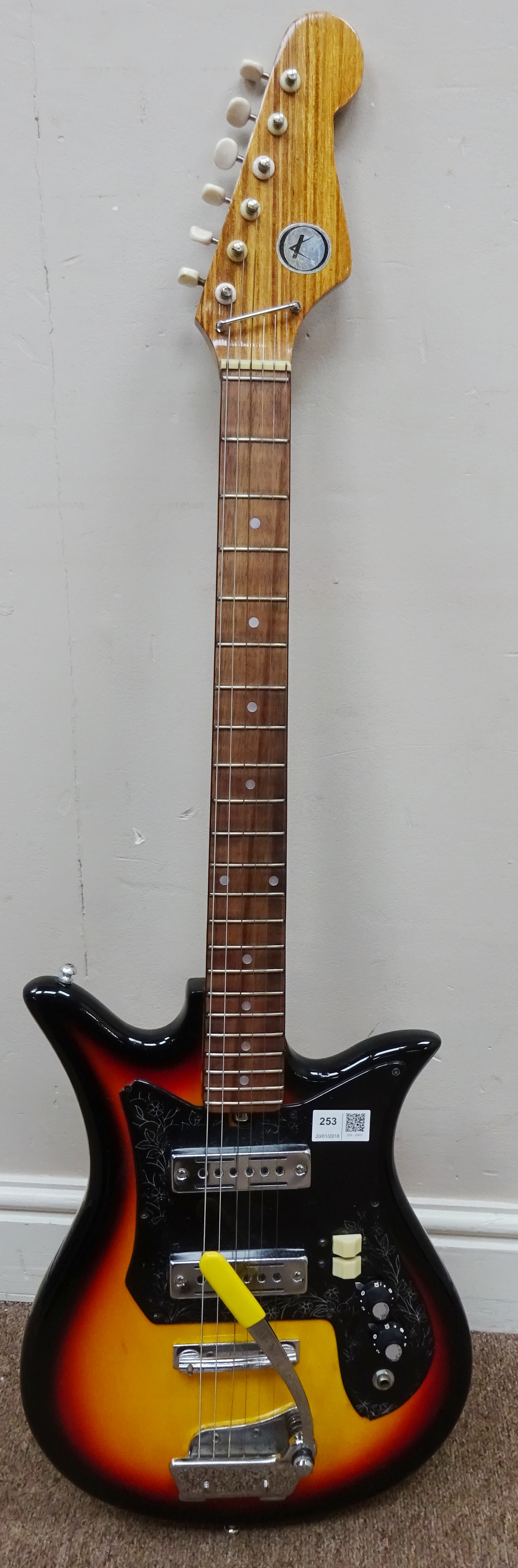 Vintage Kay model KET210 electric guitar, No. 102134 Condition Report