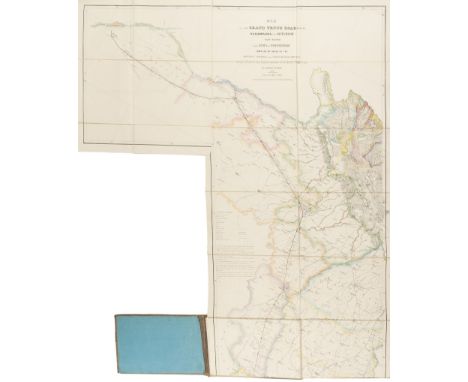 India.- Joseph (Charles) Map of the Grand Trunk Road from the Karamnassa to the Sutledge, Part Second, from Agra to Ferozepoo