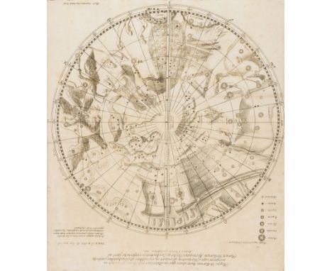 Celestial chart.- Westerhout (Arnold van) Mappa Stellarum Australium quae in Altitudine Poli Borei Graduum..., celestial char