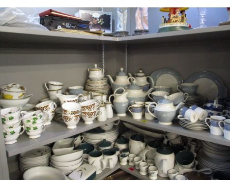 A Royal Doulton 'Reflection' part tea and coffee set, a Noritake Richmond part dinner service and miscellaneous tableware to 