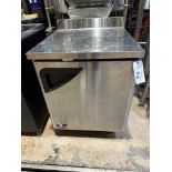 Turbo Air Freezer with Stainless Steel Worktop - Model TWF-28SD (Approx. 28" x 3 | Rig Fee $65