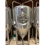 2019 ABS 10 BBL Unitank Fermenter - Cone Bottom, Glycol Jacketed, Mandoor, Zwickle | Rig Fee $650