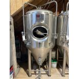 2019 ABS 10 BBL Unitank Fermenter - Cone Bottom, Glycol Jacketed, Mandoor, Zwickle | Rig Fee $650