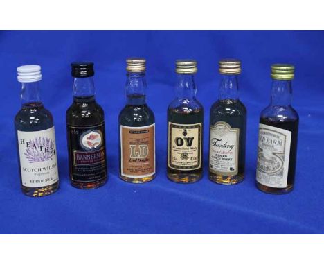 LARGE LOT OF WHISKY MINIATURES
Over 150 bottles, including Dalmore 12, Tamdhu 10 and Ballantine's Finest.  CONDITION REPORT: 