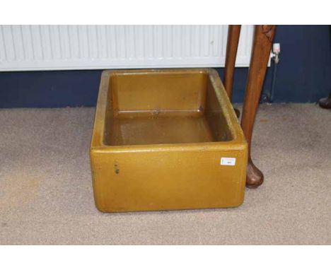 LARGE CERAMIC GLAZED TROUGH