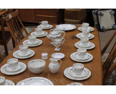 ROYAL CROWN DERBY PART TEA SERVICE 
and a group of other minor china 