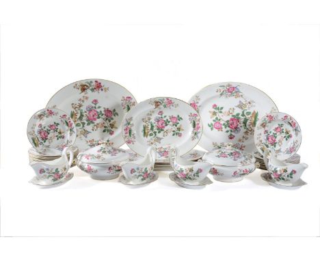 A modern Wedgwood Charnwood pattern part dinner service, comprising twenty four dinner plates, 19 breakfast plates, 20 breakf