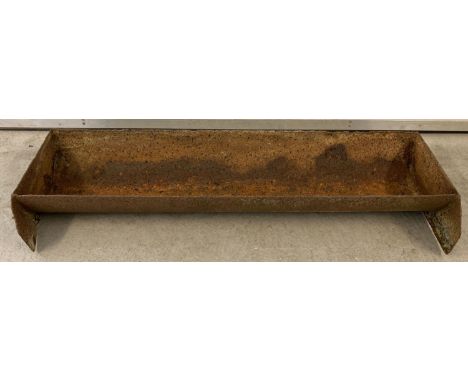 A vintage cast iron feeding trough.  Approx. 121cm long.