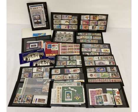 A collection of Royal commemorative British Commonwealth stamp sets.  