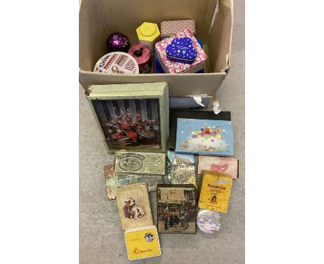 A collection of vintage and modern tins, vanity and chocolate boxes. To include Needler's, Dubarry, Edward Sharp &amp; Sons a